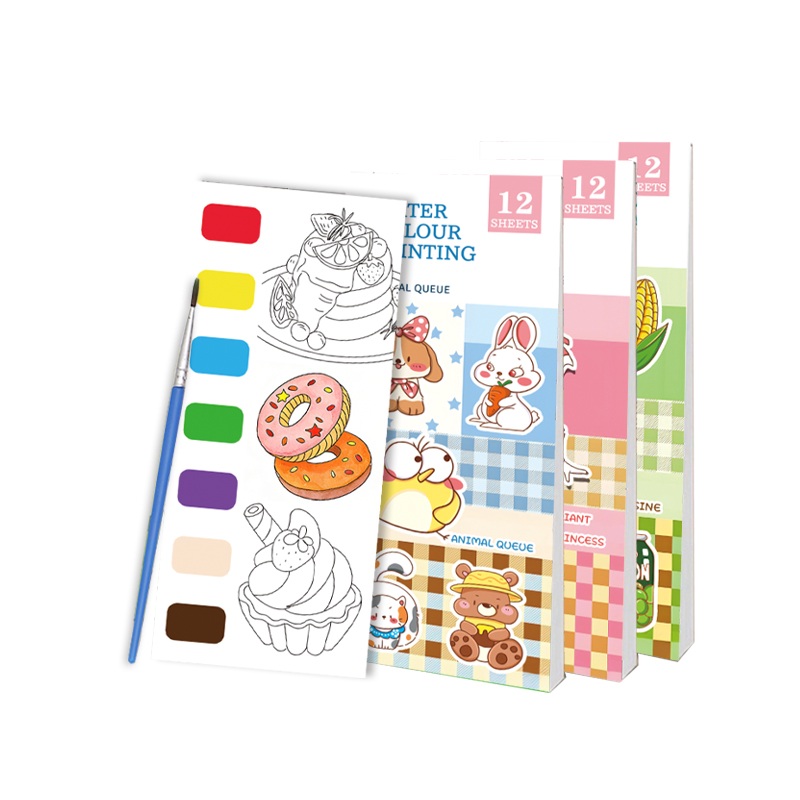 Kindergarten Watercolor Painting Book
