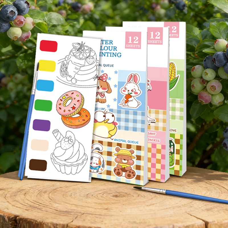 Kindergarten Watercolor Painting Book