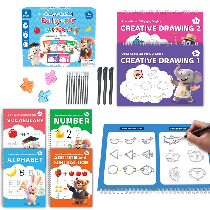 Magic Groove Kaligrafi Alıştırma Kitabı